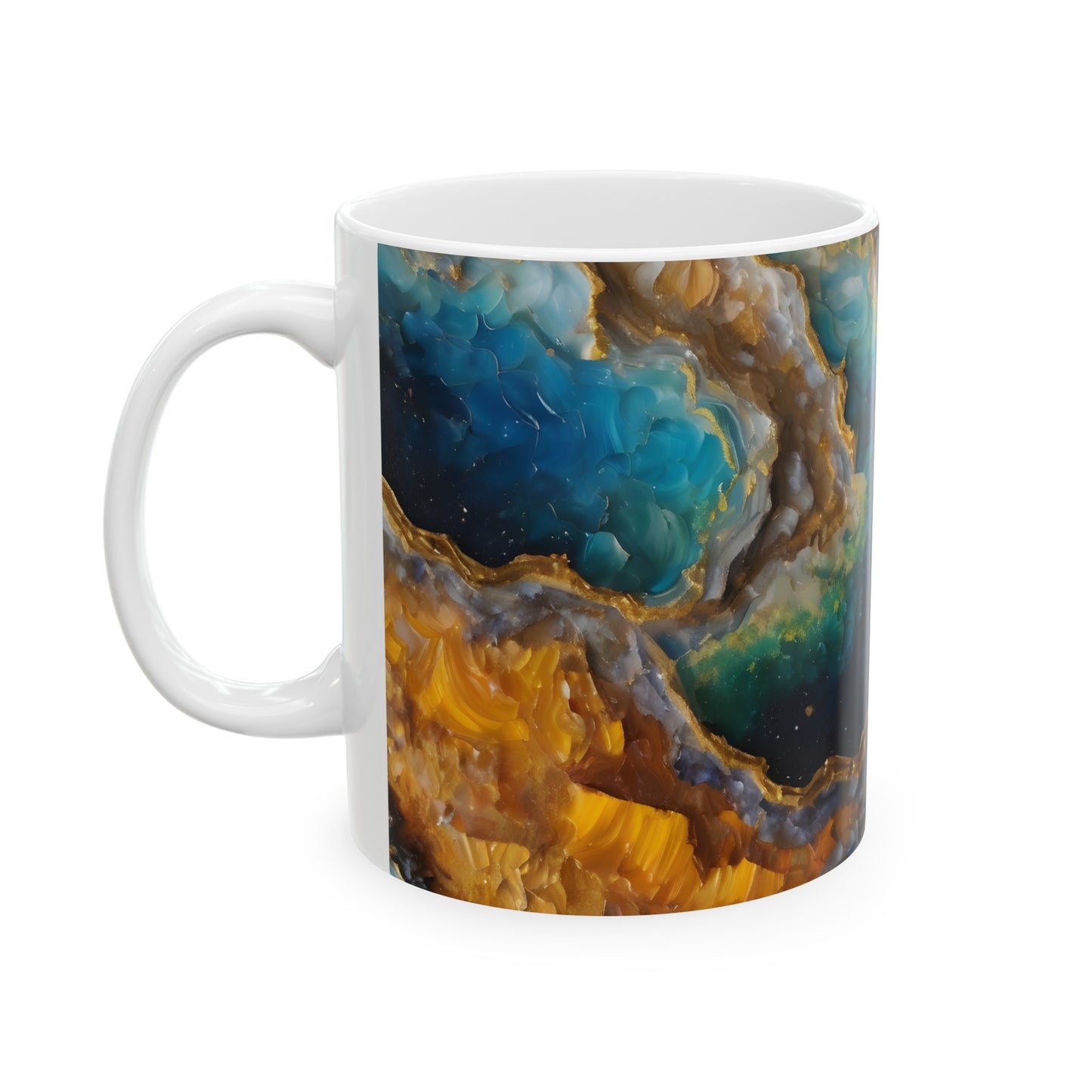 Crystal Geode Ceramic Mug 11oz