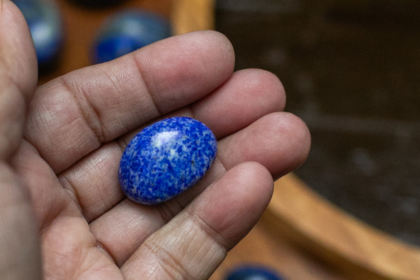 One (1) Lapis Lazuli Tumbled Crystal Stone You Pick