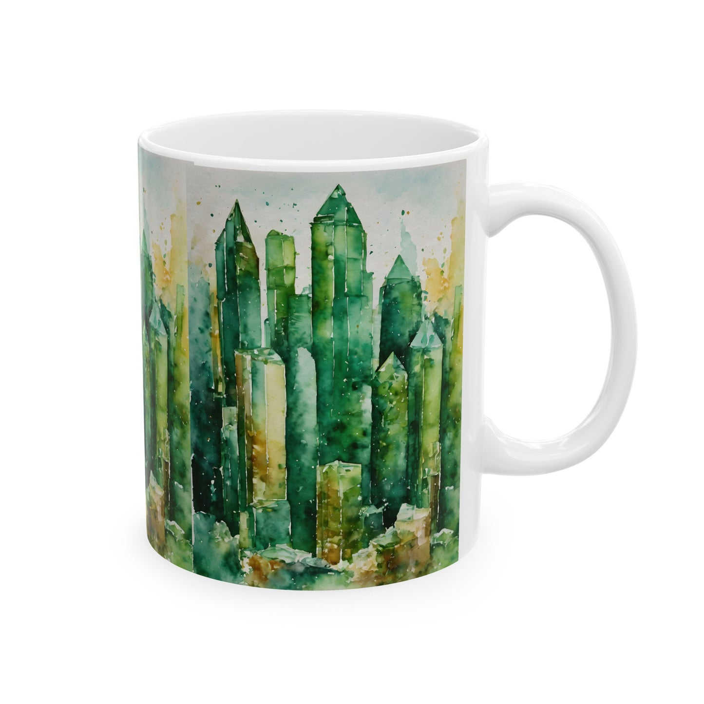 Emerald City Ceramic Mug 11oz