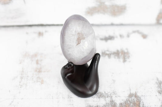 Druzy Agate Egg Crystal
